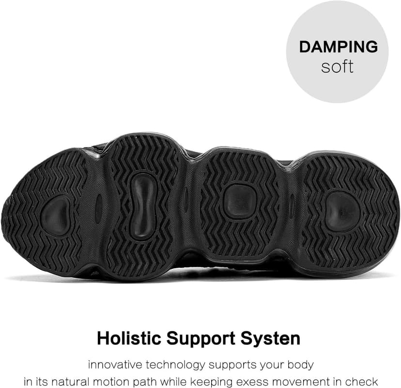 Socviis Men's Air Cushion Running Shoes Breathable Tennis Fashion Sneakers Non Slip Workout Casual Sport Shoes Gym Training Comfortable Walking Shoes