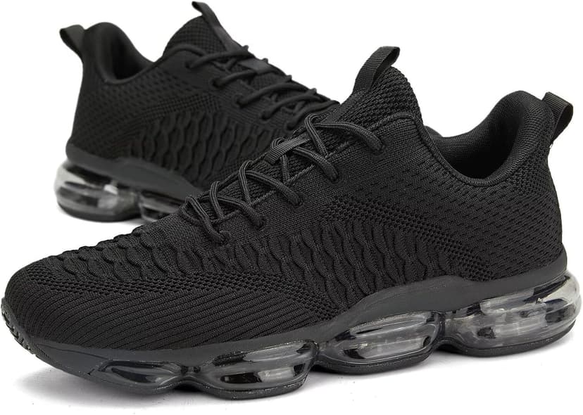 Socviis Men's Air Cushion Running Shoes Breathable Tennis Fashion Sneakers Non Slip Workout Casual Sport Shoes Gym Training Comfortable Walking Shoes