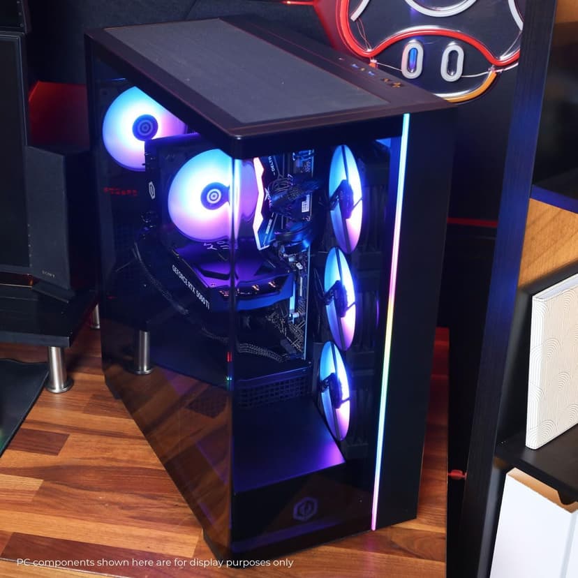 CyberPowerPC Gamer Master Gaming PC, AMD Ryzen 7 8700F 4.1GHz, GeForce RTX 5060 Ti 8GB, 16GB DDR5, 1TB PCIe 4.0 SSD, WiFi Ready & Windows 11 Home (GMA2900A2)