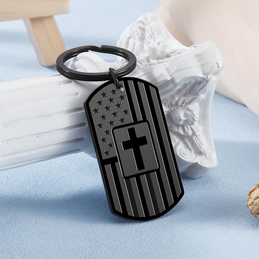 Valentines Day Gifts for Men Boyfriend Him Husband, Drive Safe Keychain for Birthday Christmas Fathers Day, Stocking Stuffers