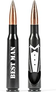 Best Man Gifts for Wedding - Engraved ‘BEST MAN' 50 Cal Bottle Opener I Best Man Proposal Gift I Will You Be my Best Man Gifts