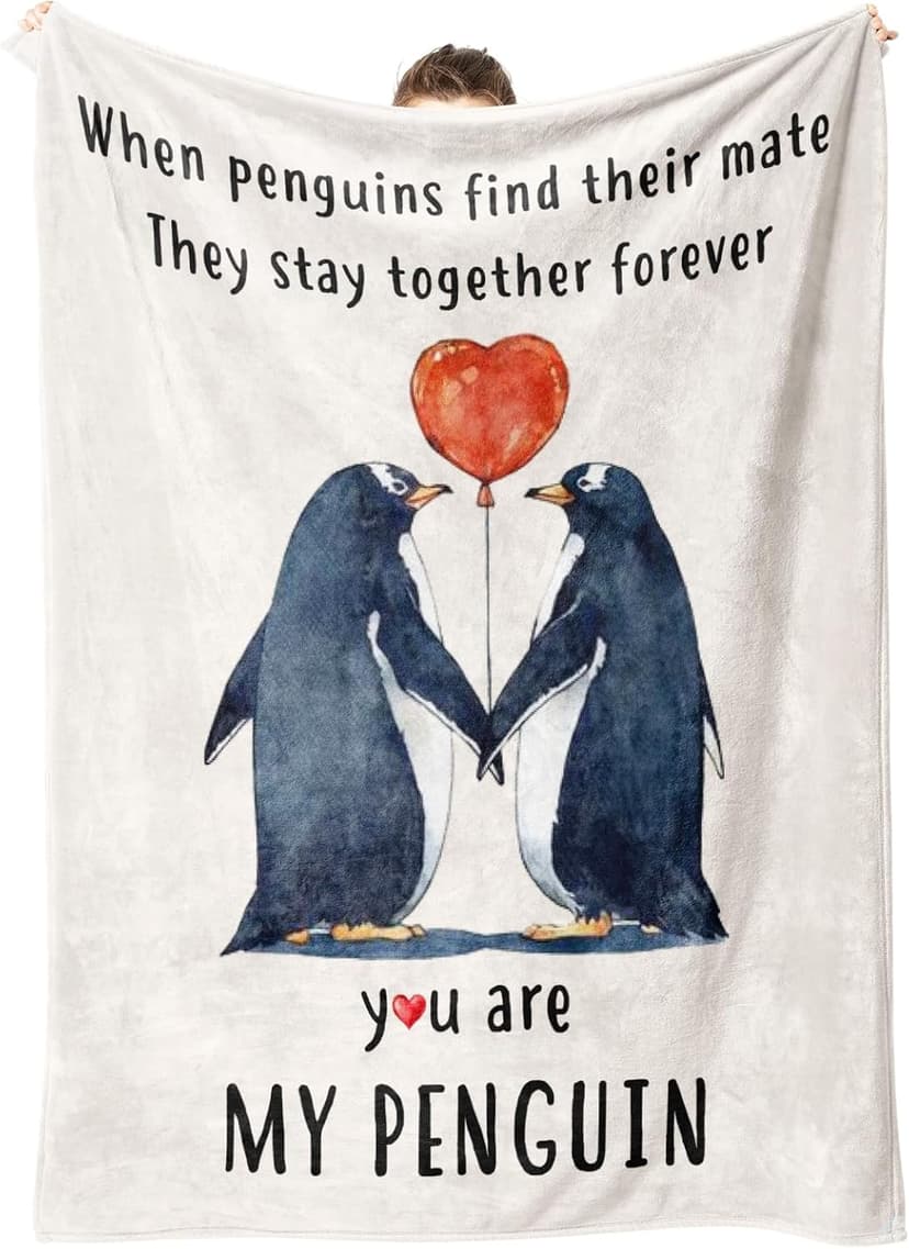 SteadStyle Gifts for Her Him, Wedding Anniversary Blanket for Women Men, Romantic I Love You, Birthday Gifts for Boyfriend Girlfriend, Wedding Gift for Wife Husband Couple 60'' x 50''