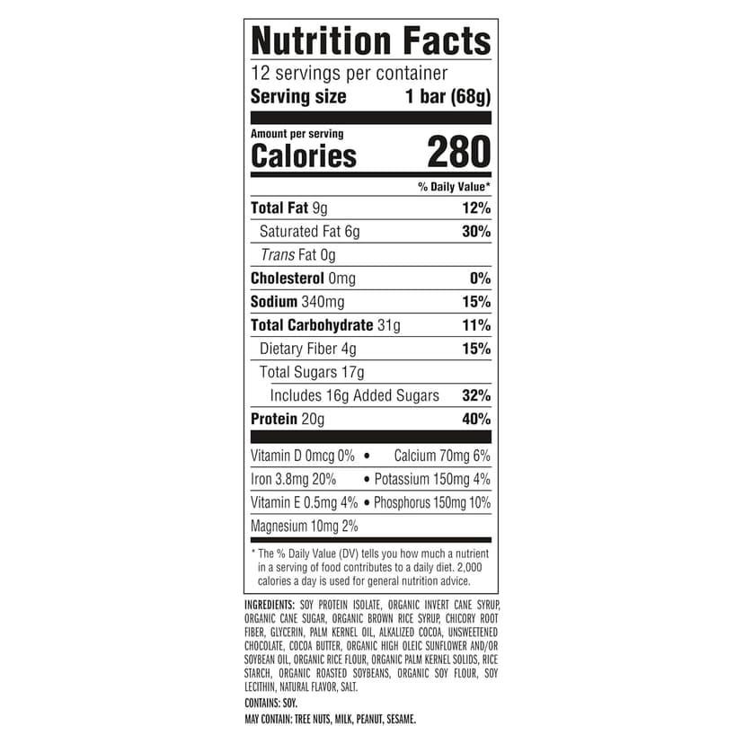 CLIF BUILDERS Protein Bars - OREO-Flavored - 20g Plant Based Protein - Gluten Free - Non-GMO - Low Glycemic - No Artificial Sweeteners - 2.4 oz. (12 Pack)