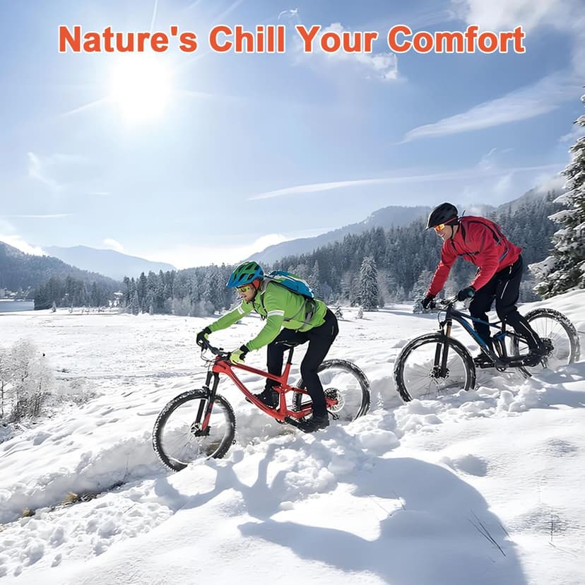 ihuan Winter Waterproof Gloves Ski for Women Men, Cold Weather Warm Thermal Touchscreen Snow Gloves for Running Cycling