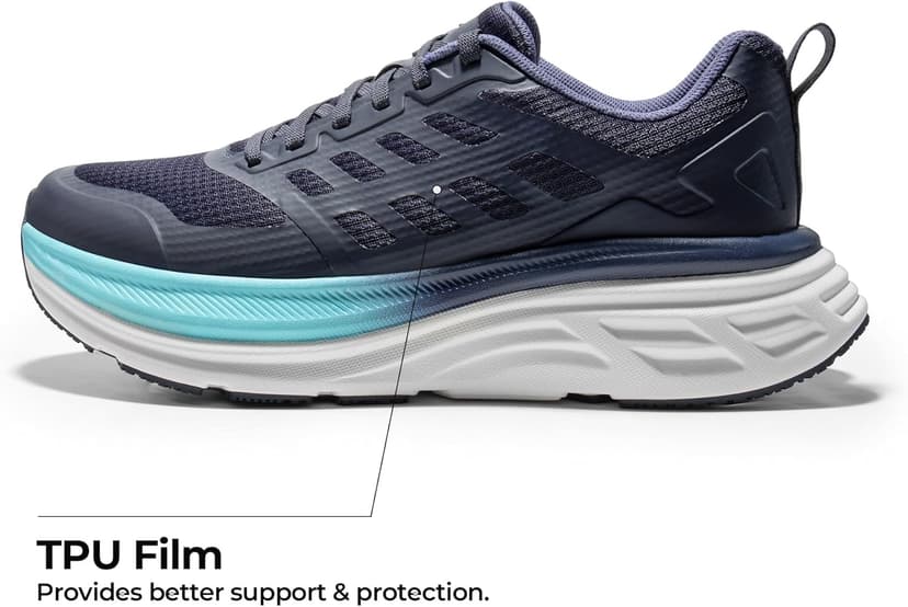 NORTIV 8 Women's Walking Shoes Cushion Running Tennis Shoes ActiveFloat Non-Slip Comfortable Breathable Workout Gym Sports Athletic Fashion Sneakers