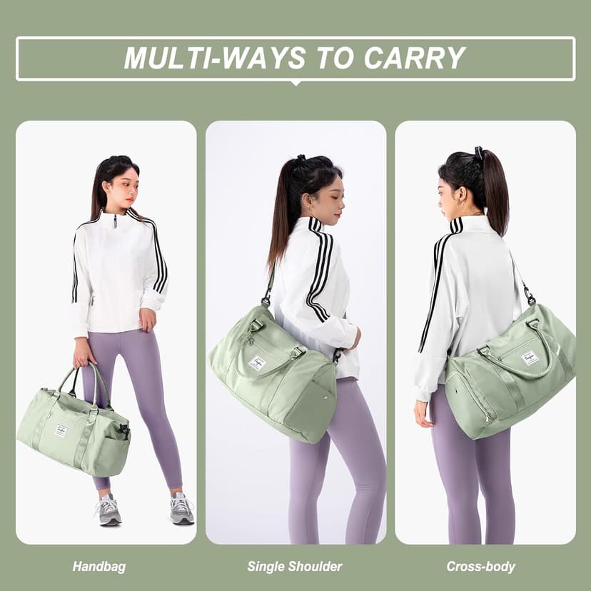 BJLFS Weekender Duffel Bags for Women Men, Travel Totes Bag for Airplane, Cute Sports Gym Dance Overnight Luggage Bag with Wet Pocket Shoe Compartment, Carry On Hospital Bag for Labor and Delivery