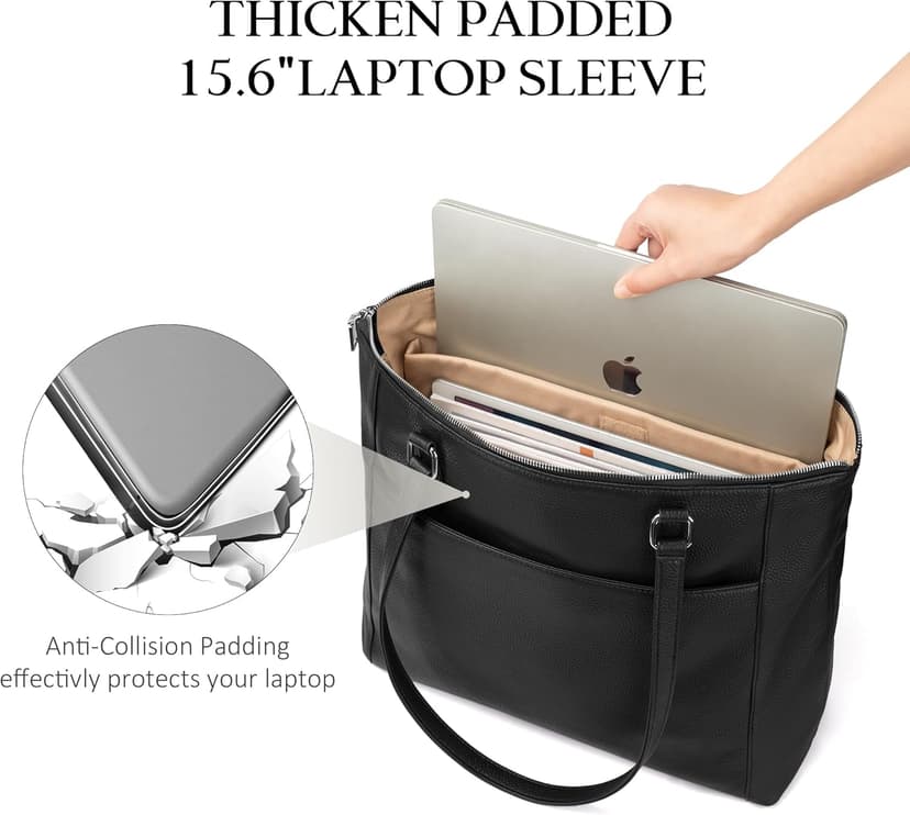 befen Genuine Leather Tote Bag for Women, Large Tote Bag for Women for Work Purses Satchel Handbags with Top Handles