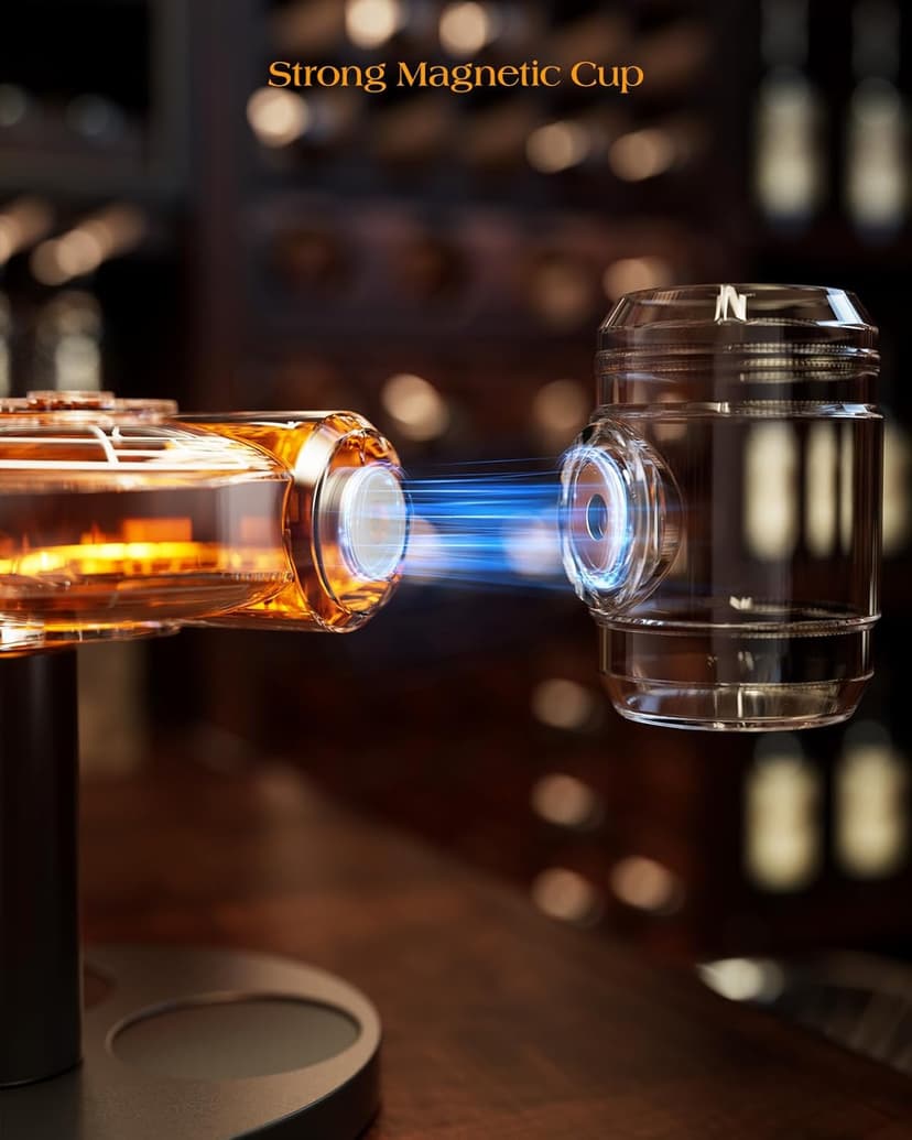 Kollea Birthday Gifts for Men Dad, Galaxy Spaceship Whiskey Decanter Sets for Men, Spacecraft Limited Edition, 2 Funny Shot Glasses, Unique Guys Brother Gift Idea, Liquor Decanter for Bar, Anniversary