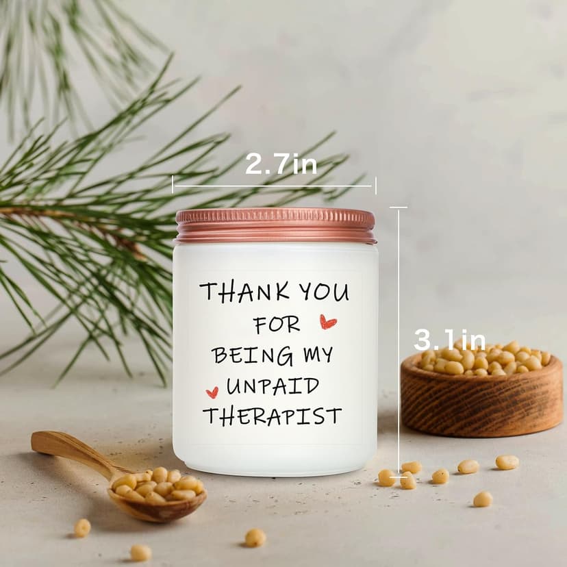 Best Friend Birthday Gifts for Women, Funny Friendship Sister Boss Coworkers Bestie mom Gag Gift for Her, Lavender Scented Candles