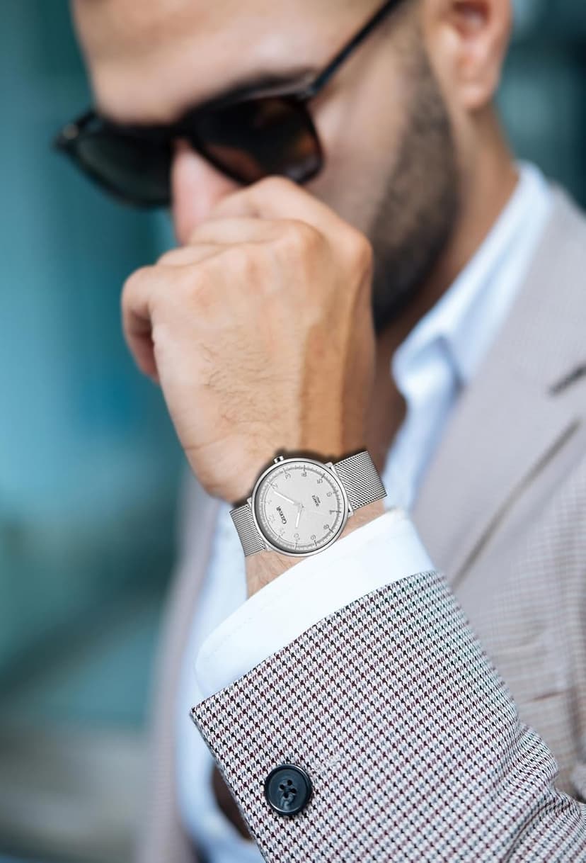 GEDIYAR Mens Minimalist Watches with Slim Case Ultra Thin Waterproof Fashion Sports Analog Quartz Simple Wrist Watch for Men