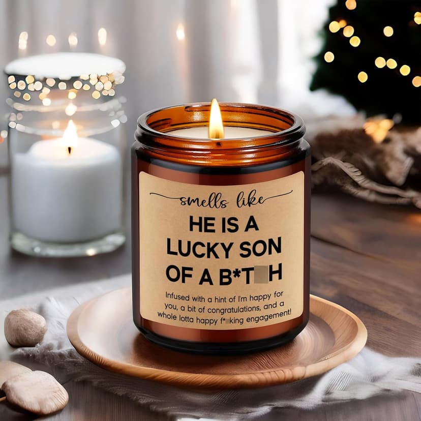 Fairy's Gift Funny Engagement Candle, Engagement Gifts, Newly Engaged Gifts Ideas, Presents for Bride, Bride to Be - Bridal Shower, Funny Wedding Presents for Engaged Friend, Sister, Daughter, Fiance
