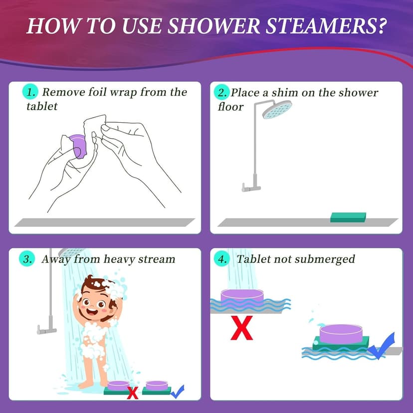 Shower Steamers Aromatherapy - 21Pcs Birthday Gifts for Women, Wife, Mom, Essential Oil, Nasal Relief, Self Care Home Spa Gifts for Woman, Elephant Christmas Gifts for Adults, Women, Teachers, Her