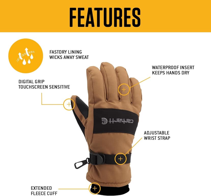 Carhartt Men's A511 Waterproof Glove