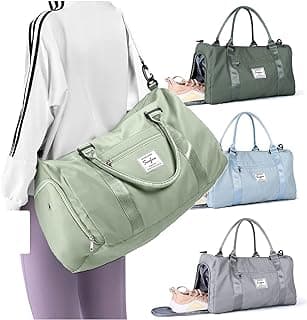 BJLFS Weekender Duffel Bags for Women Men, Travel Totes Bag for Airplane, Cute Sports Gym Dance Overnight Luggage Bag with Wet Pocket Shoe Compartment, Carry On Hospital Bag for Labor and Delivery