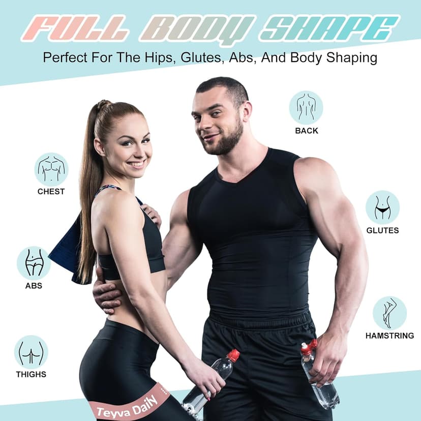 Teyva Daily 50 Pcs Resistance Loop Exercise Bands for Booty Workout Stretch Exercise Bands 5 Level Each Set with Storage Bag Non Slip for Legs Squat Resistance Loop Women Men Fitness