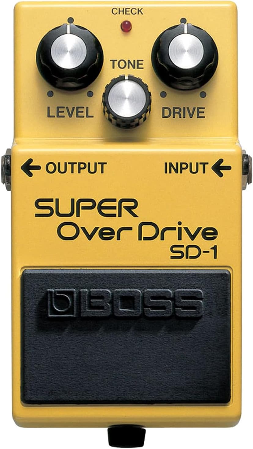 BOSS SD-1 SUPER Overdrive | Compact Overdrive Pedal | Genre-Defining Sound & Feel | Unique Clipping Circuitry Produces Tube-Like Characteristics | Dynamic Tone Options | Easy-To-Use Controls