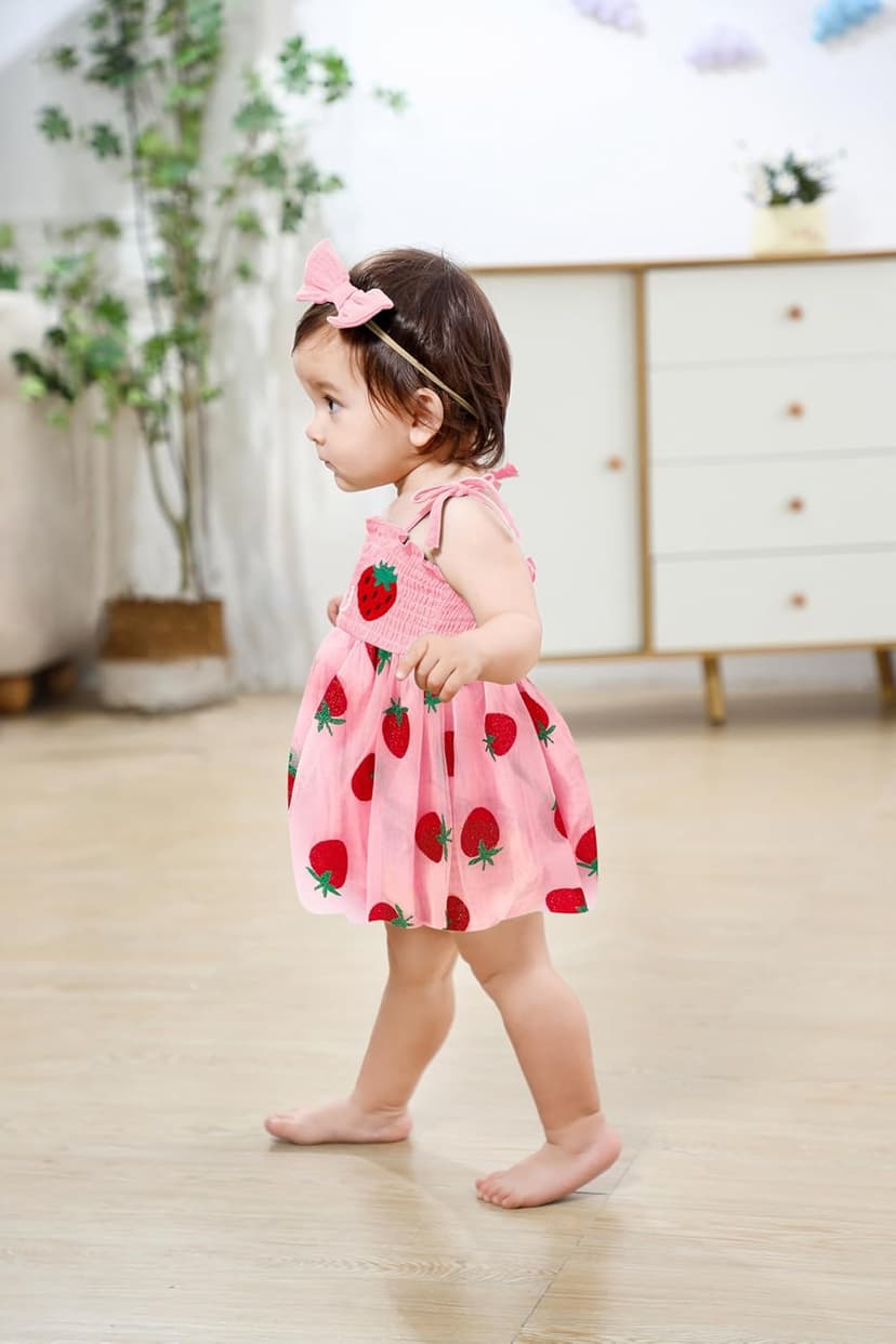 Baby Girl 1st Birthday Clothes One Year Old Tulle Romper Sleeveless Bodysuit Cake Smash Outfits
