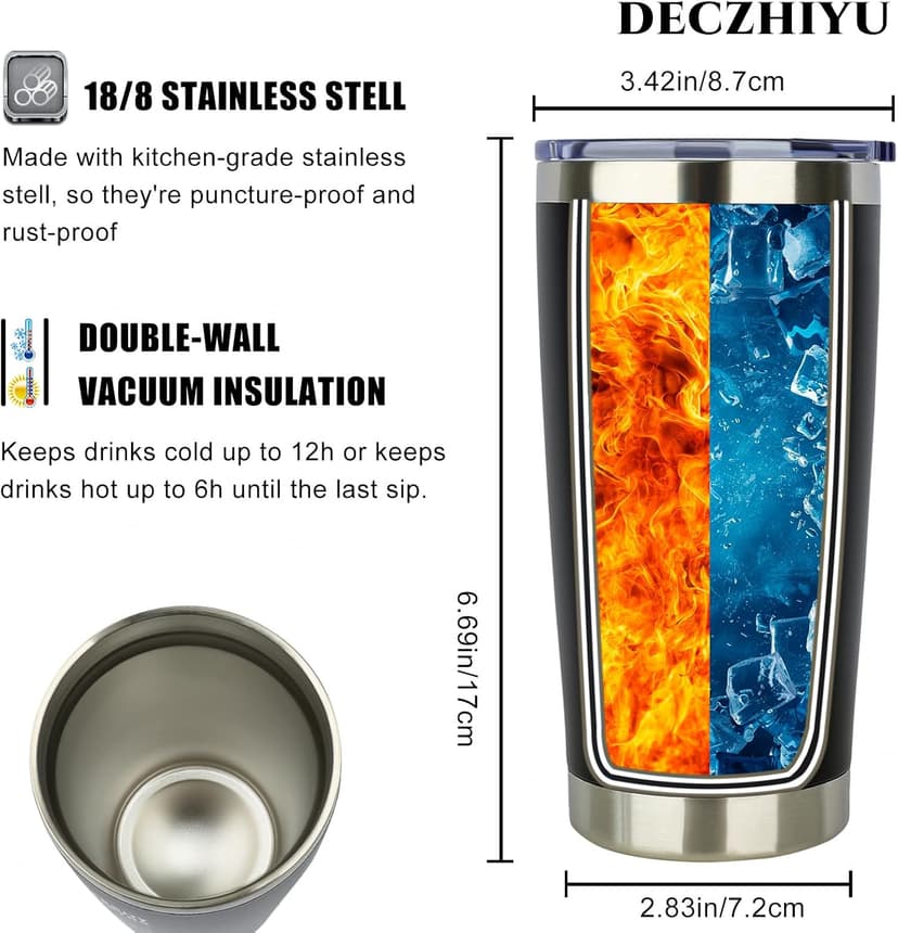 Gifts for Boyfriend Birthday - Cool Valentines Anniversary Day Gifts for Him Boyfriend from Girlfriend - Gift To My Boyfriend's Christmas 20oz Insulated Tumbler