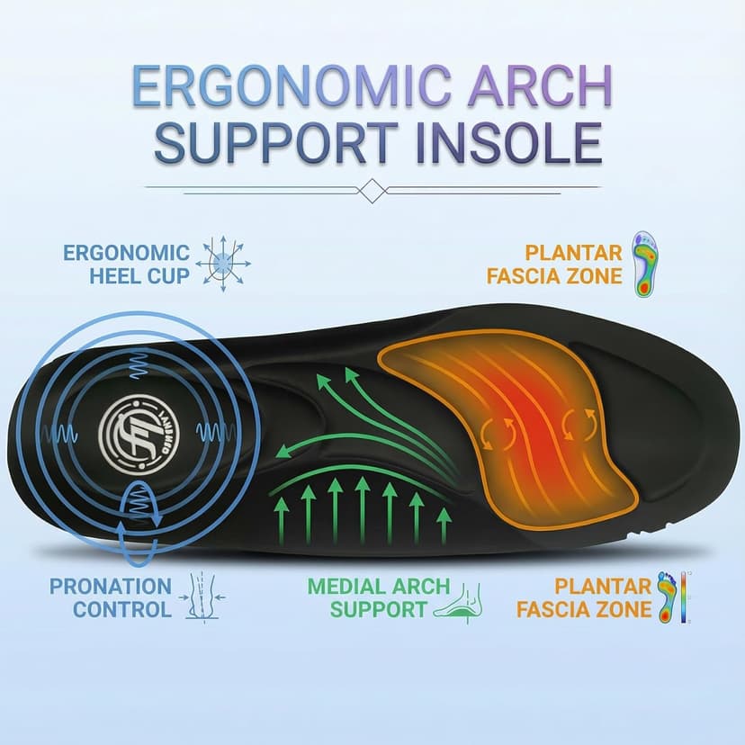 LANSNBO Women's Running Walking Shoes Wide Cushioned Comfortable Breathable Lightweight Non-Slip Athletic Fashion Sneakers for Tennis Gym Workout Fitness Cross Training Casual Footwear