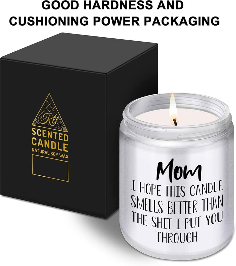 Gifts for Mom from Daughter Son, Mothers Day Birthday Christmas Thanksgiving Gifts for Mom,Stepmother Adoptive Mother, Lavender Scented Candle