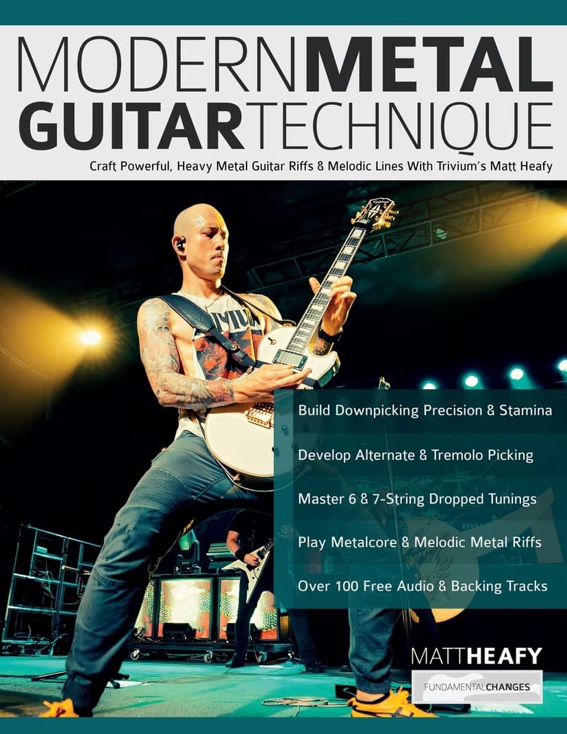 Modern Metal Guitar Technique: Craft Powerful, Heavy Metal Guitar Riffs & Melodic Lines With Trivium’s Matt Heafy (Learn How to Play Heavy Metal Guitar) 