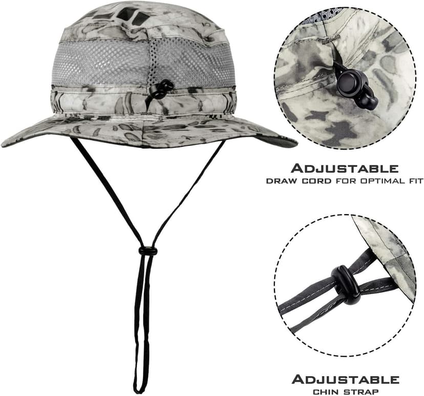 KastKing Sol Armis UPF 50 Boonie Hat - Sun Protection Hat, Fishing Hat, Beach & Hiking Hat, Paddling