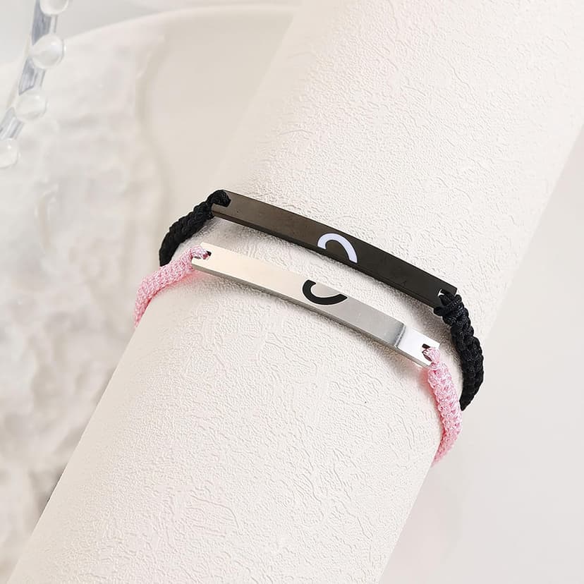 Matching Heart Bracelets for Dad Daughter Birthday Valentine's Father's Day Gifts Christmas Gifts