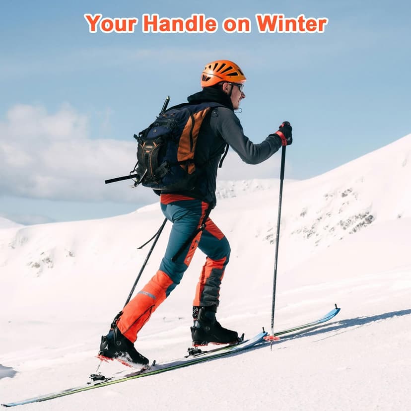 ihuan Winter Waterproof Gloves Ski for Women Men, Cold Weather Warm Thermal Touchscreen Snow Gloves for Running Cycling