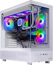 Skytech Gaming Azure 3 Desktop PC, Ryzen 7 9700X 3.8 GHz (5.5GHz), NVIDIA RTX 4060 8GB, 1TB NVMe SSD, 16GB DDR5 RAM 6000, 650W Gold PSU, 360mm ARGB AIO, Wi-Fi, Win 11