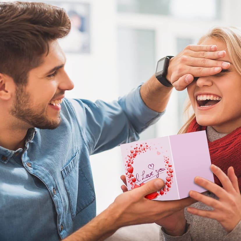 Valentines Day Gifts for Him/Her, Romantic Novelty Gifts Toilet Paper, Funny Gag Gifts for Adults Men Women Boyfriend Girlfriend, Valentines Day Decor for Party Supplies Christmas Stocking Stuffers