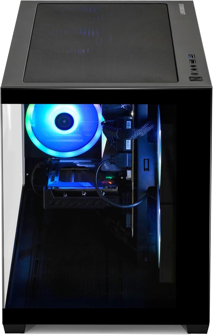 STORMCRAFT Sirius AI Gaming Desktop - Intel i5 14400F up to 4.7GHz, RTX 5060 GDDR7, 32GB DDR5 RGB 6000MHz, 1TB NVMe Gen4 SSD, Intel B760 Motherboard, 650W Gold PSU, Win 11 Home VR Ready