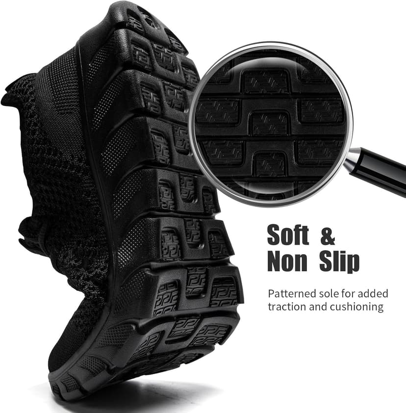 YRLTYO Mens Running Shoes Slip On Tennis Walking Sneakers Workout Athletic Lightweight Casual Sport Shoes