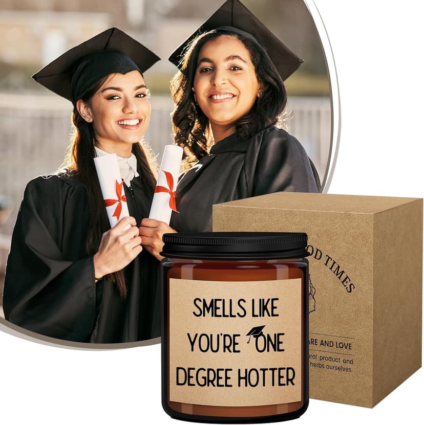 Graduation Gifts for Her/Him High School Seniors Class Of 2025 Nursing Grad Masters Degree 8th Grade College Graduation Gifts for Women Funny Congratulations Gift Candle for Sister Son Daughter Friend