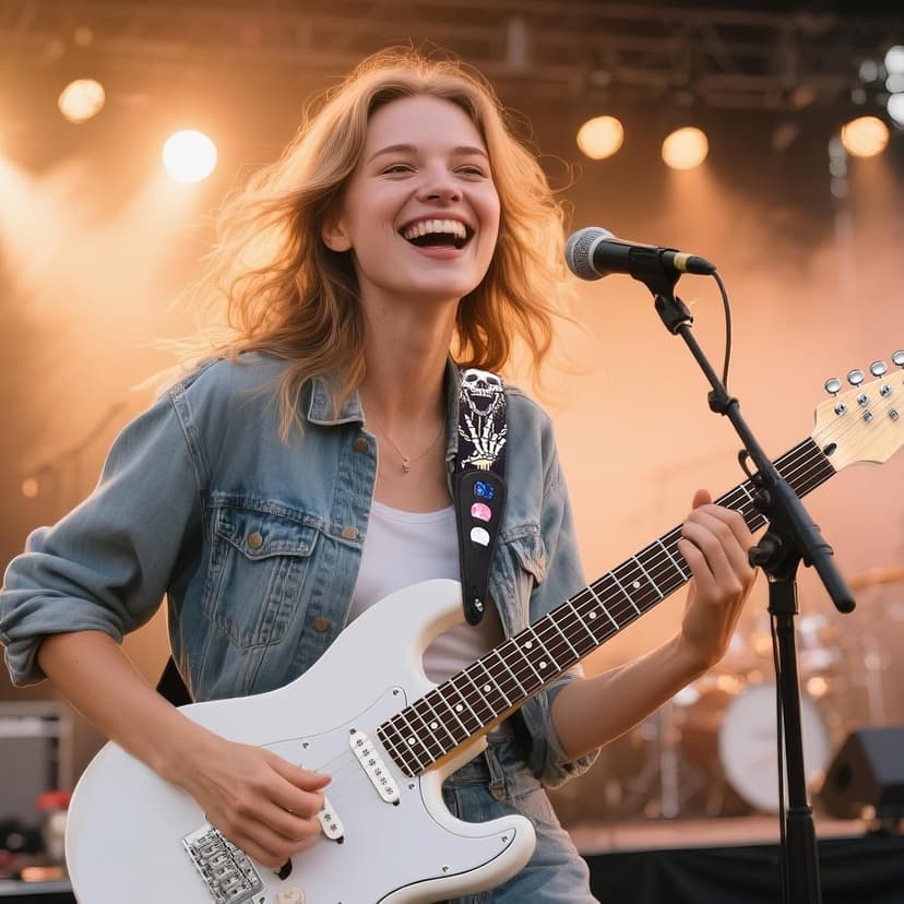 AARVI Guitar Strap Set for Bass/Electric/Acoustic Guitars Durable Multi-Purpose Music Accessory