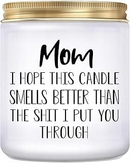 Gifts for Mom from Daughter Son, Mothers Day Birthday Christmas Thanksgiving Gifts for Mom,Stepmother Adoptive Mother, Lavender Scented Candle