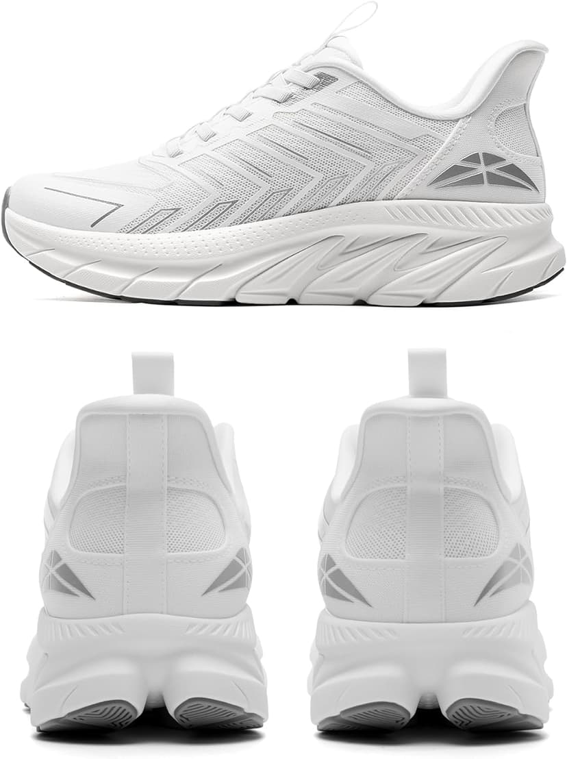 ALLSWIFIT Women's Slip On Walking Shoes Running Comfortable Tennis Breathable Non Slip Athletic Gym Workout Cross Training Fashion Sneakers