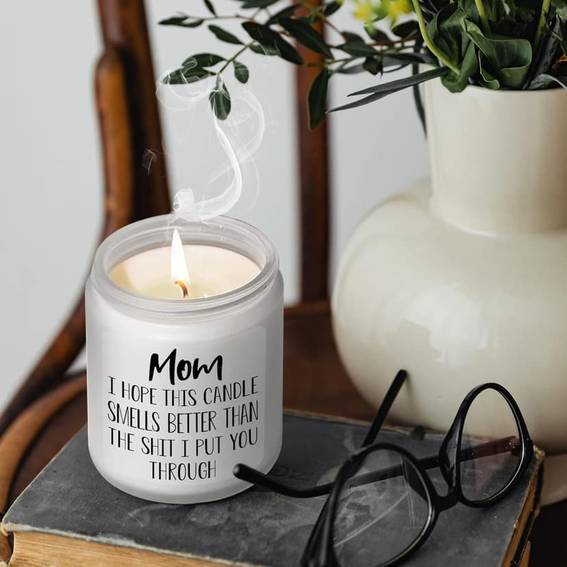 Gifts for Mom from Daughter Son, Mothers Day Birthday Christmas Thanksgiving Gifts for Mom,Stepmother Adoptive Mother, Lavender Scented Candle