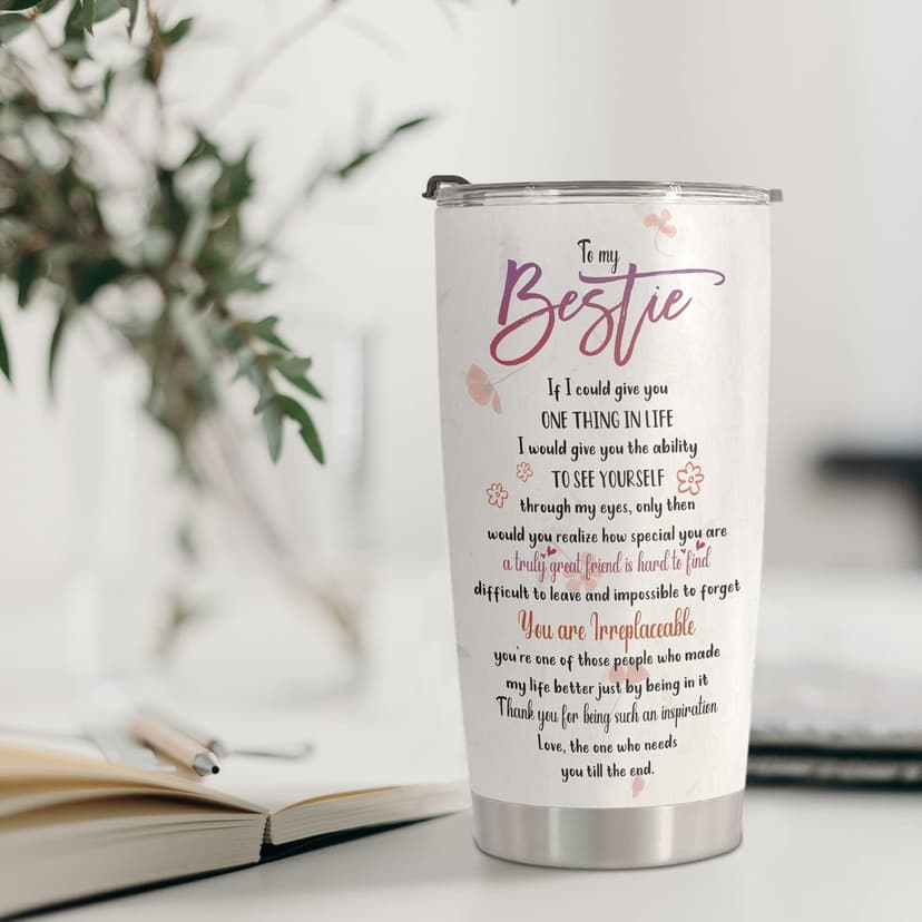 Best Friend Tumblers - You Are My Person 20oz - Perfect Gifts for Best Friends, Friendship Gifts