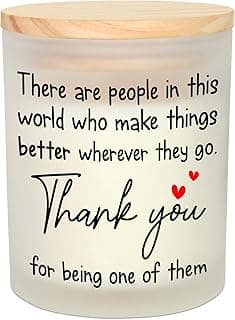 OASSIE Thank You Gifts for Women - Long Lasting Vanilla Lavender Candle 10 Oz - Appreciation Inspirational Birthday Gifts for Women Coworkers Friend Teachers Nurses Boss Employees