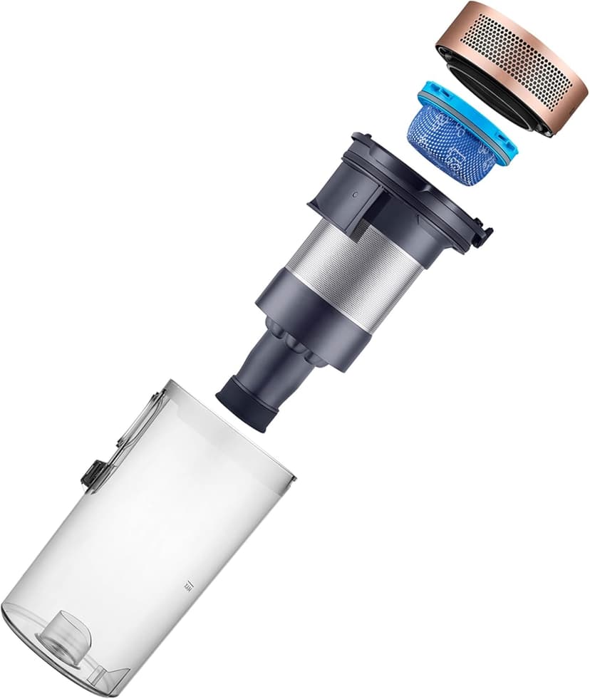 Samsung Jet 60 Pet Cordless Stick Vacuum Cleaner w/ Removable Battery, Advanced Floor Cleaning, Jet Fit Brush to Clean Hardwood, Carpet and Tile, Lightweight Design, VS15A6032R7, Rose Gold