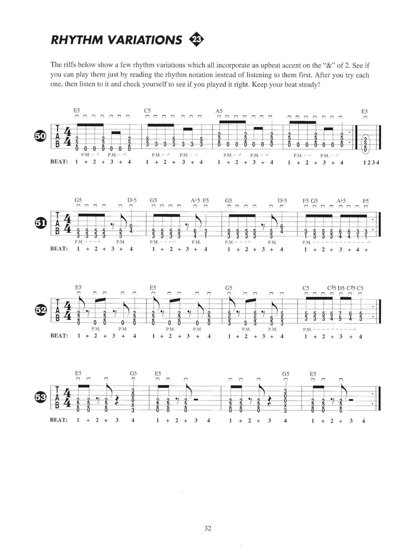 Metal Rhythm Guitar Vol. 1 Troy Stetina | Heavy Metal Guitar Method with Tabs and Online Audio | Rhythm Training for Beginners and Advanced Players | Electric Guitar Instructional Book 