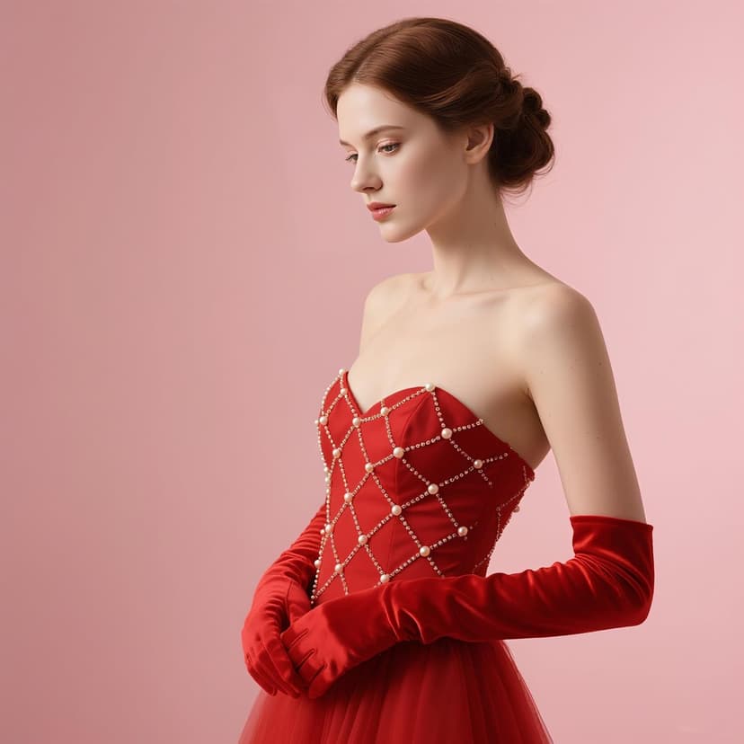 Long Opera Gloves for for Women 1920s Tea Party, Wedding, Cosplay, Bridgerton Costume Dress