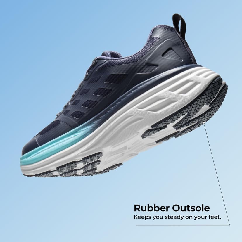 NORTIV 8 Women's Walking Shoes Cushion Running Tennis Shoes ActiveFloat Non-Slip Comfortable Breathable Workout Gym Sports Athletic Fashion Sneakers