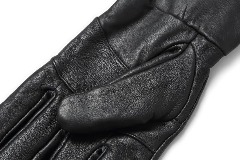 REED Men's Genuine Leather Warm Lined Driving Gloves - Touchscreen Texting Compatible