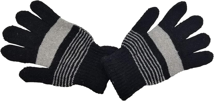 Winterlace 48 Pairs Winter Magic Gloves, Bulk Warm Brushed Interior, Stretchy Assorted Mens Womens