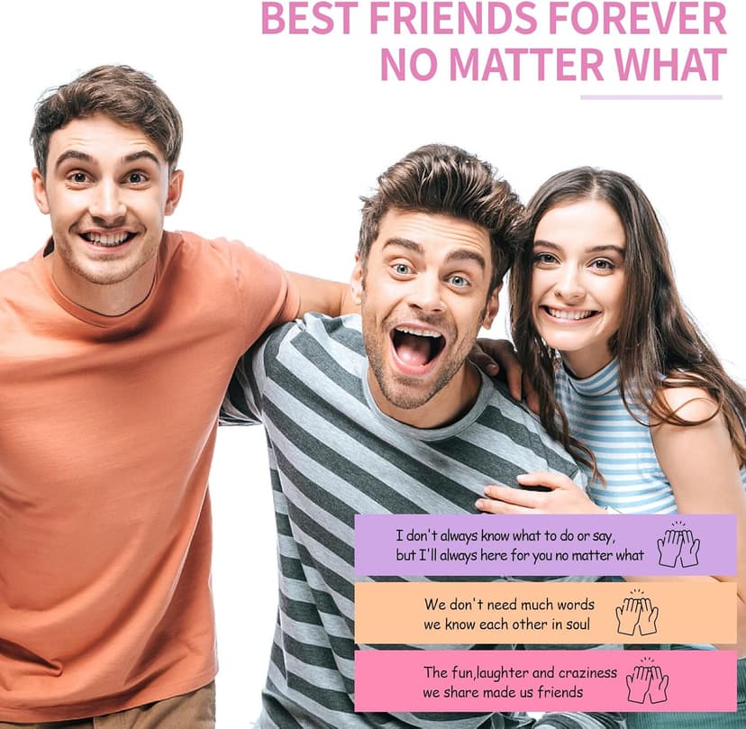 60PCS Pre-Written Friendship Messages in a Bottle, Bestfriend Birthday Gifts for Women Sister Bestie, Cute Capsule Messages in Plastic Jar Long Distance BFF Gifts