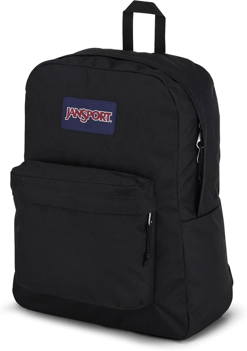 JanSport SuperBreak One Backpacks - Durable, Lightweight Bookbag with 1 Main Compartment, Front Utility Pocket with Built-in Organizer - Premium Backpack, Black