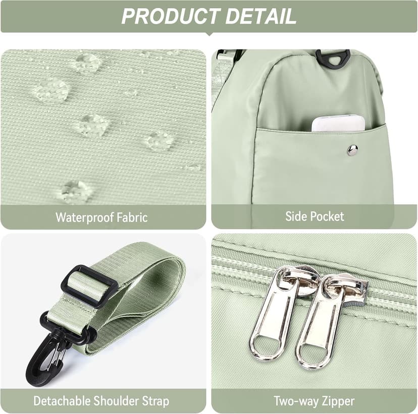 BJLFS Weekender Duffel Bags for Women Men, Travel Totes Bag for Airplane, Cute Sports Gym Dance Overnight Luggage Bag with Wet Pocket Shoe Compartment, Carry On Hospital Bag for Labor and Delivery