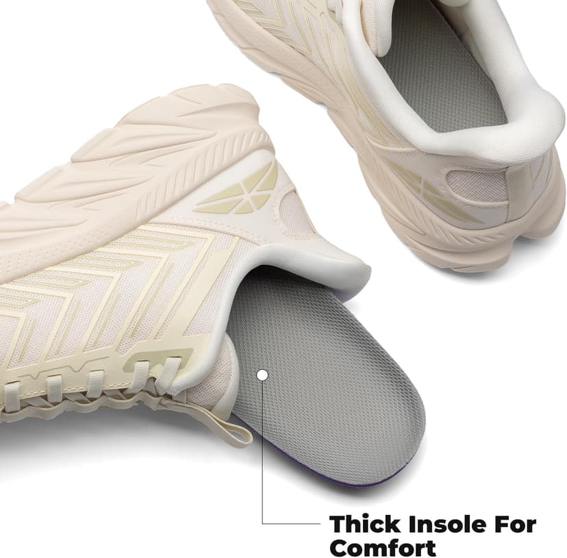 ALLSWIFIT Women's Slip On Walking Shoes Running Comfortable Tennis Breathable Non Slip Athletic Gym Workout Cross Training Fashion Sneakers