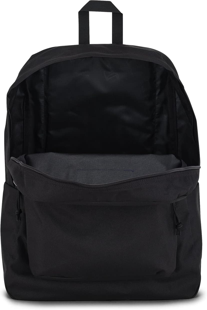 JanSport SuperBreak One Backpacks - Durable, Lightweight Bookbag with 1 Main Compartment, Front Utility Pocket with Built-in Organizer - Premium Backpack, Black